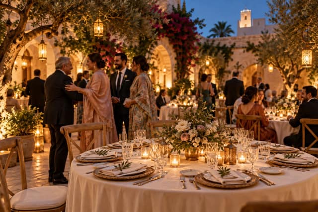 Un mariage qui s'étale sur plusieurs jours n'est pas une tendance ici : c'est la forme habituelle.