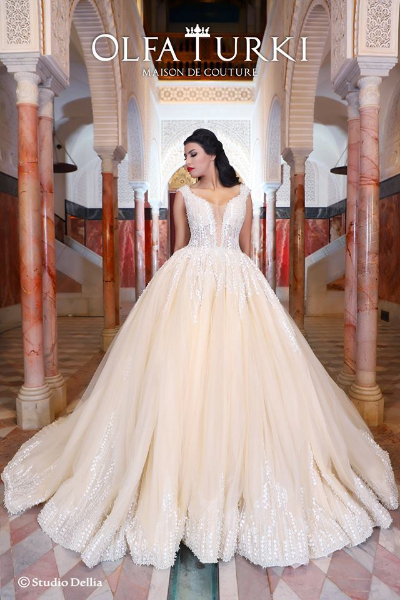 Olfa Turki Wedding Dress El Menzah 6 Ariana Ville Ariana